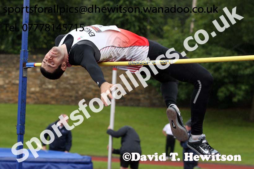 Senior mens high jump, EAP International Combined Events, Hexham Northumberland. Photo: David T. Hewitson/Sports for All Pics